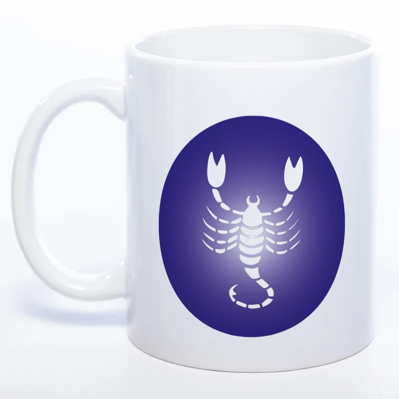 Sternzeichen -Tasse mit Namen und Geburtsdatum - spülmaschinenfest
