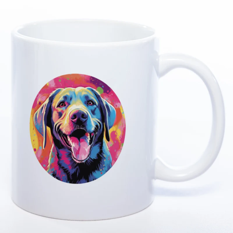 Mug Art Tasse mit Labrador Motiv & wahlweise mit NAME- Kaffeetasse StickyWorld Exclusive
