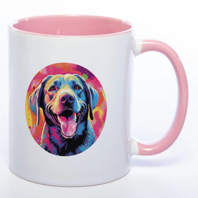 Mug Art Tasse mit Labrador Motiv & wahlweise mit NAME- Kaffeetasse StickyWorld Exclusive