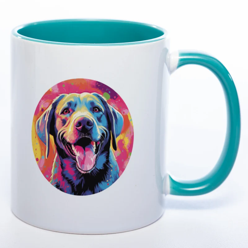 Mug Art Tasse mit Labrador Motiv & wahlweise mit NAME- Kaffeetasse StickyWorld Exclusive