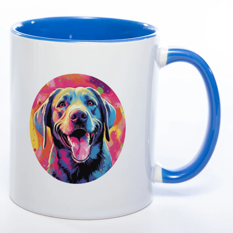 Mug Art Tasse mit Labrador Motiv & wahlweise mit NAME- Kaffeetasse StickyWorld Exclusive