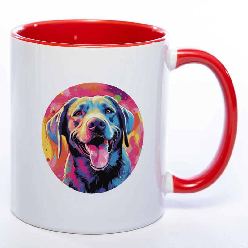Mug Art Tasse mit Labrador Motiv & wahlweise mit NAME- Kaffeetasse StickyWorld Exclusive