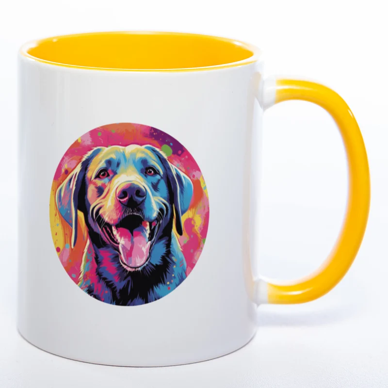 Mug Art Tasse mit Labrador Motiv & wahlweise mit NAME- Kaffeetasse StickyWorld Exclusive