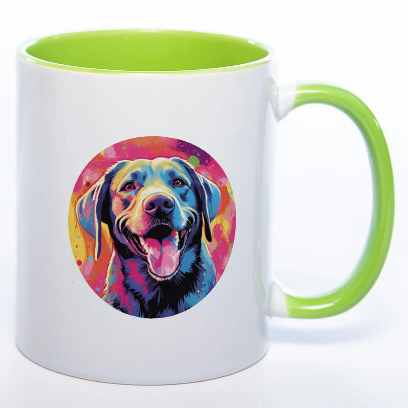 Mug Art Tasse mit Labrador Motiv & wahlweise mit NAME- Kaffeetasse StickyWorld Exclusive