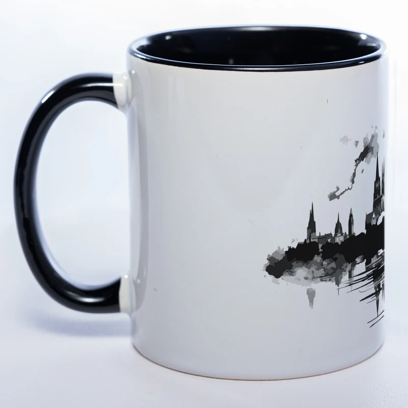 Spülmaschinenfeste Motiv-Tasse Skyline KÖLN