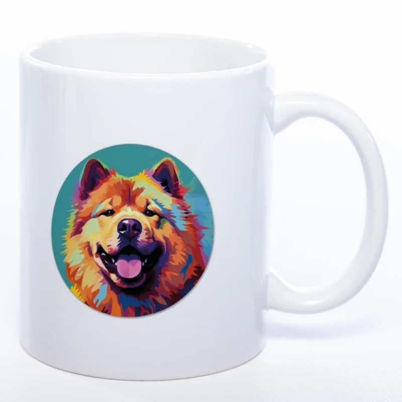 Mug Art Tasse mit Chow Chow wahlweise mit NAME - Kaffeetasse StickyWorld Exclusive