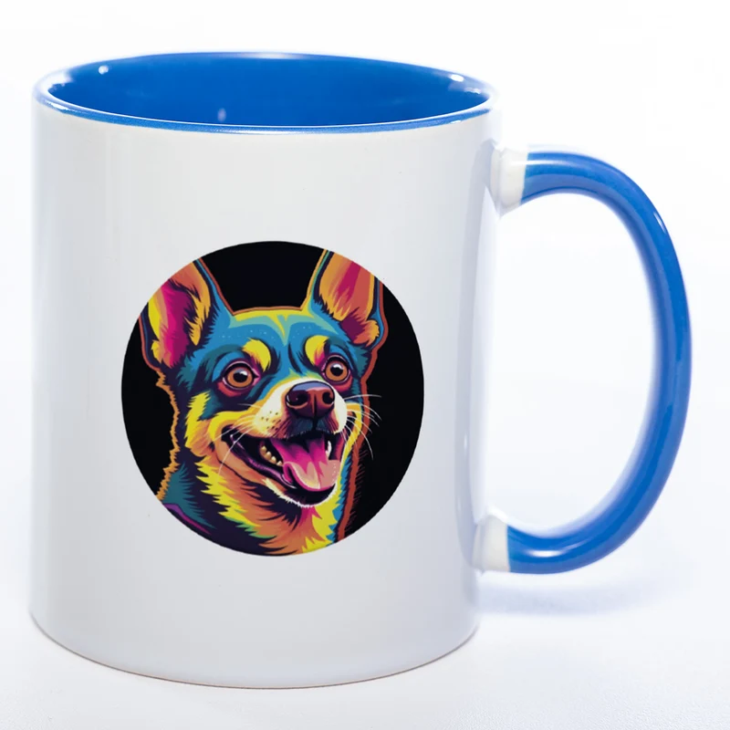 Mug Art Tasse mit Chihuahua Motiv 2 & wahlweise mit NAMEN- Kaffeetasse StickyWorld Exclusive
