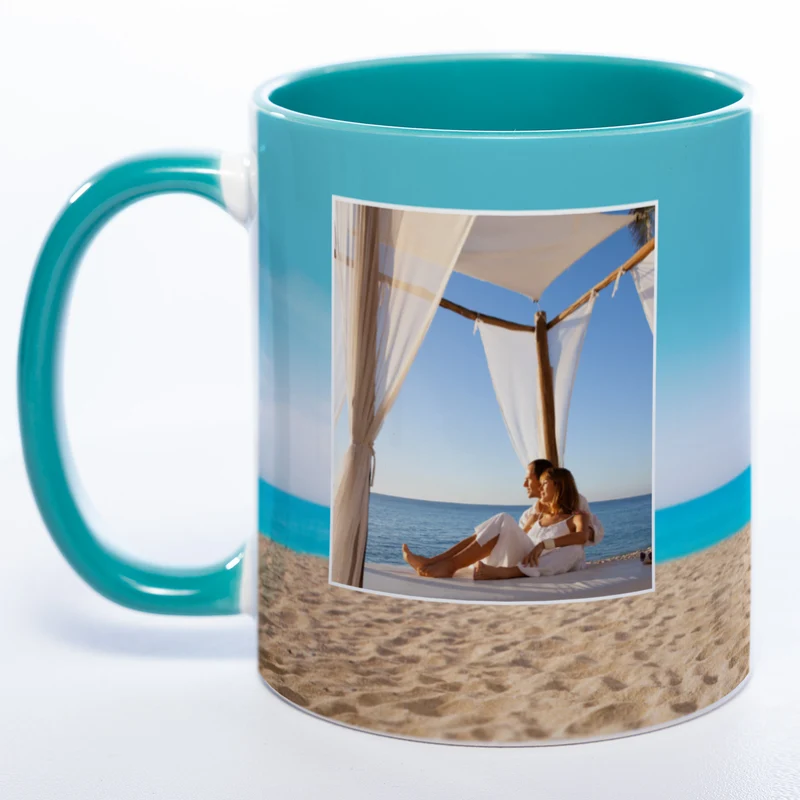 Urlaubstasse mit Fotos (HD Druck) spülmaschinenfest | Jetzt selbst gestalten!
