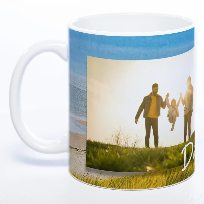 Urlaubserinnerung - Spülmaschinenfeste Tasse mit Foto (HD Druck) | Jetzt selbst gestalten!