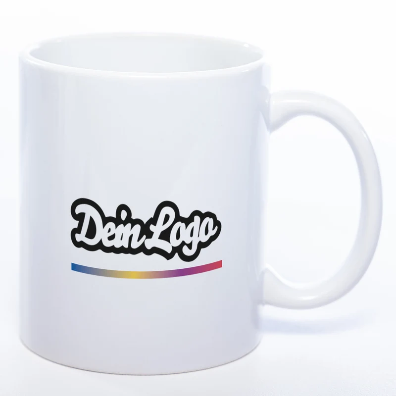 10x Tasse mit Firmenlogo (beidseitig) spülmaschinenfest | Jetzt selbst gestalten!
