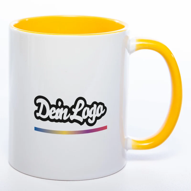 10x Tasse mit Firmenlogo (beidseitig) spülmaschinenfest | Jetzt selbst gestalten!