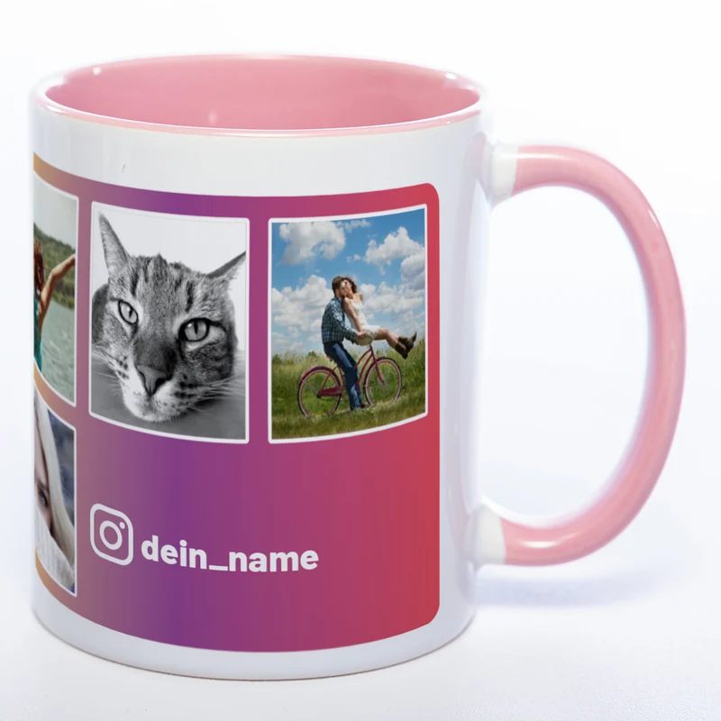 Dein Insta-Feed als Tasse spülmaschinenfest | Jetzt selbst gestalten!