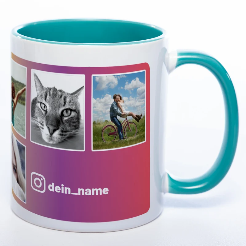 Dein Insta-Feed als Tasse spülmaschinenfest | Jetzt selbst gestalten!