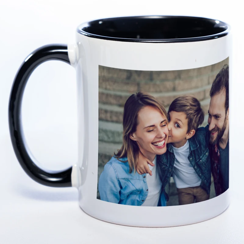 Spülmaschinenfeste Tasse "Mama" mit Foto (HD Druck) | Jetzt selbst gestalten!