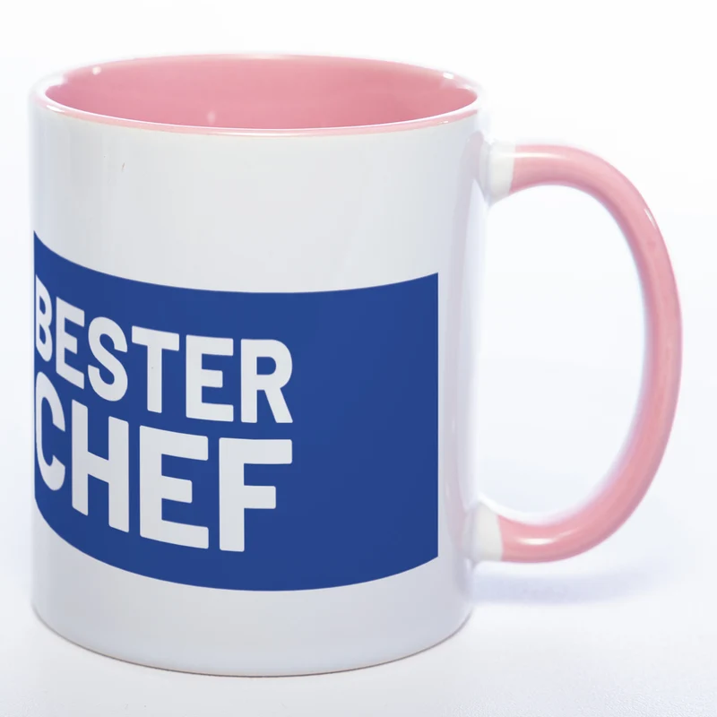 Tasse "Bester Chef" mit Foto (HD Druck) | Jetzt selbst gestalten! Spülmaschinenfest