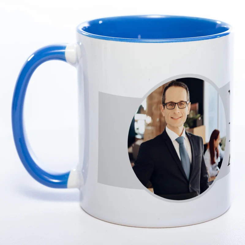 Tasse "Weltbester Anwalt" mit Foto (HD Druck) | Jetzt selbst gestalten! spülmaschinenfest