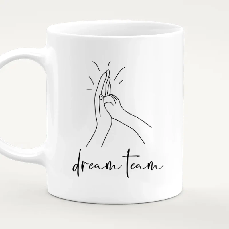 Personalisierte Tasse - Hundemama/Hundepapa (1-6 Hunde) (gezeichnet)