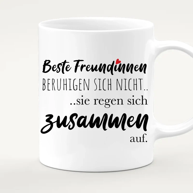 Personalisierte Tasse für Beste Freundinnen (10 Freundinnen)