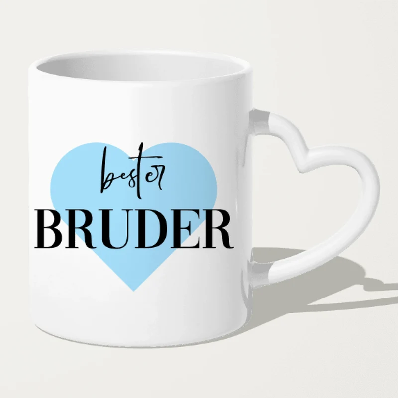 Personalisierte Tasse - 1 Teenager (m) + 1 Kind (m/w)