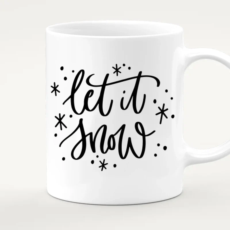 Personalisierte Tasse - Mutter/Mama + Tochter (stehend) - Weihnachtstasse