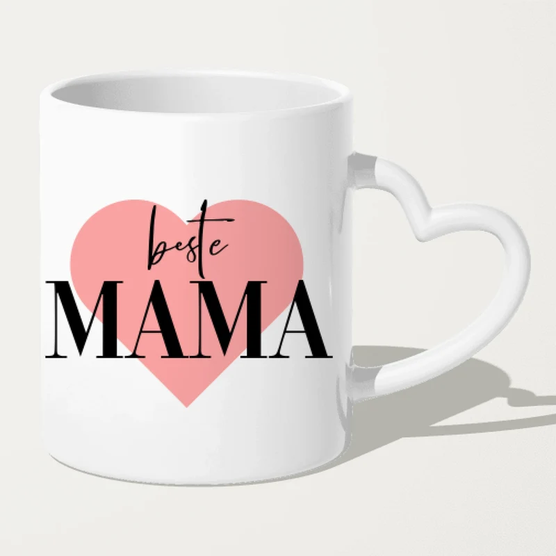 Personalisierte Tasse mit Mutter/Tochter (3 Töchter) - Weihnachtstasse