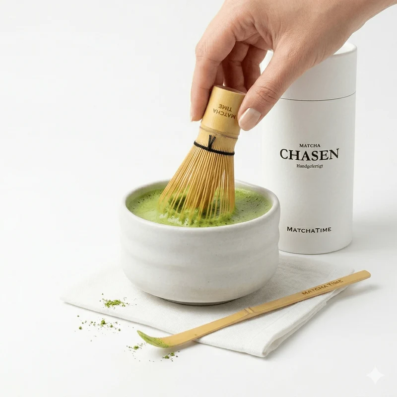 Handgefertigte Matcha-Schale (Chawan)