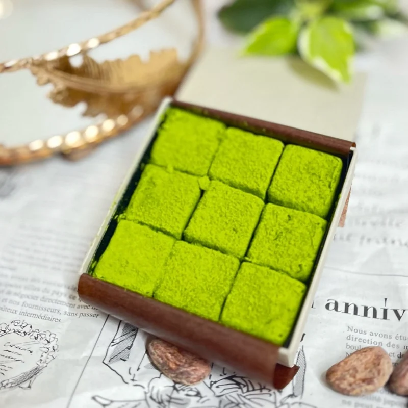 【バレンタイン】抹茶のRaw生チョコ