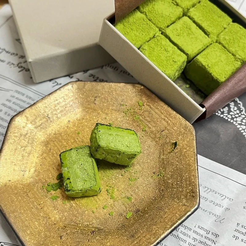 【バレンタイン】抹茶のRaw生チョコ