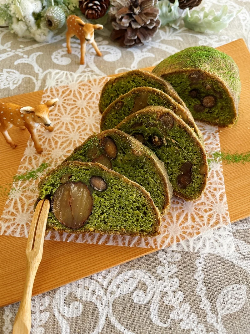 抹茶と栗の和シュトーレン