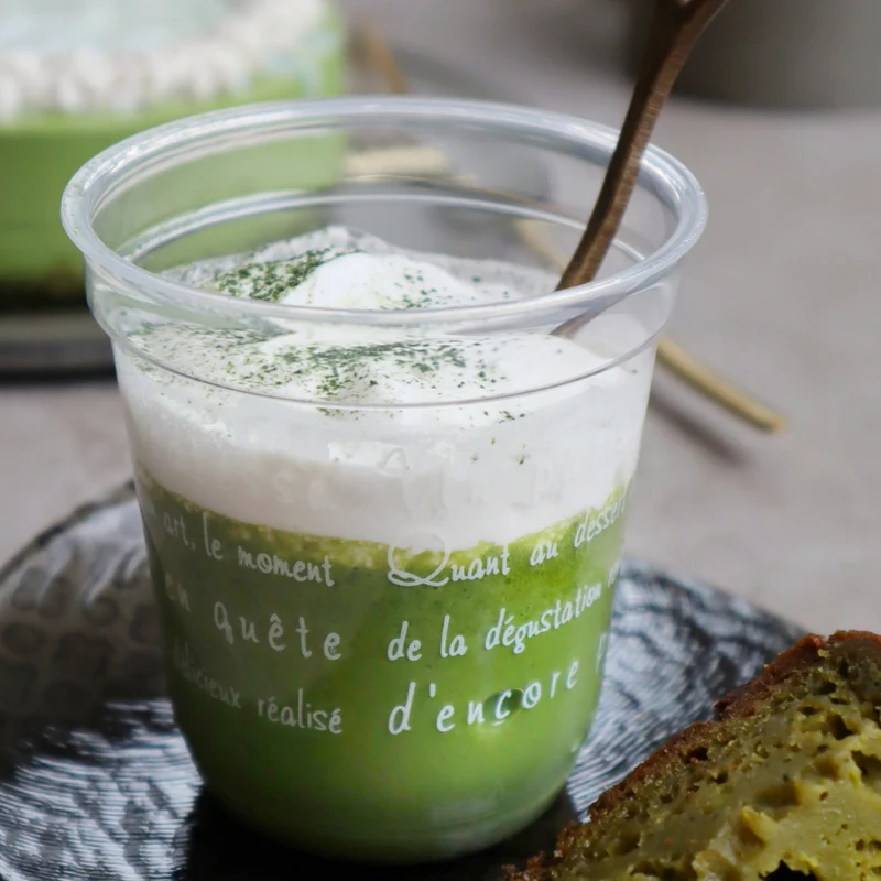 抹茶とろふわveganプリン