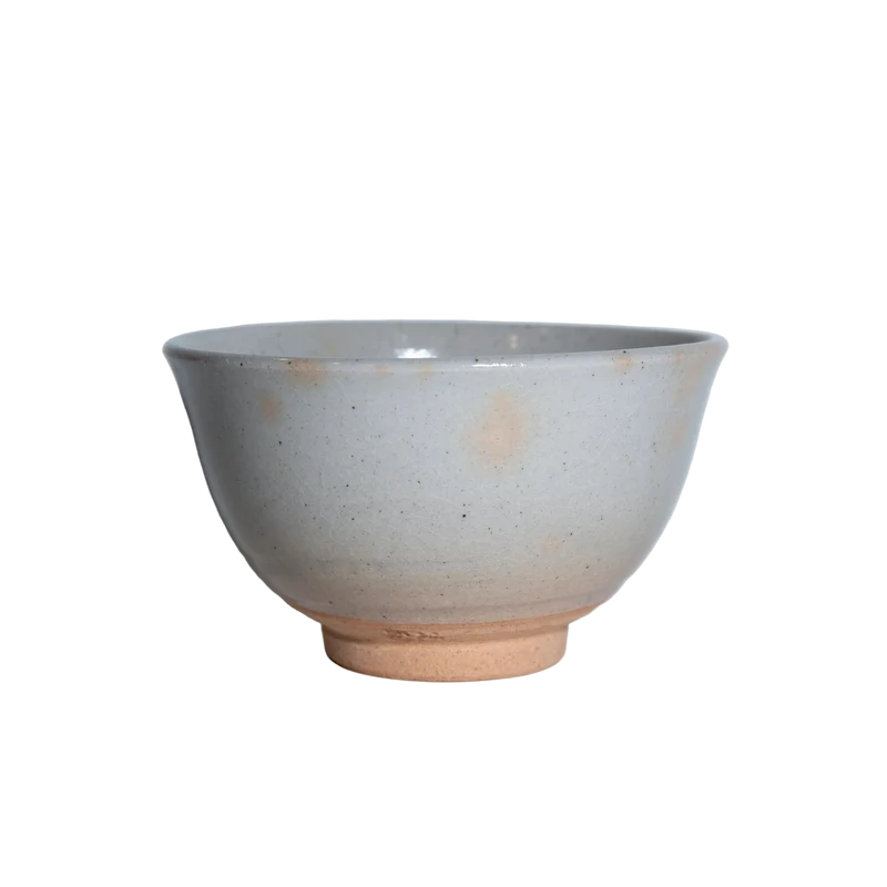Yamaki Ikai Handcrafted Mist Grey Matcha Bowl