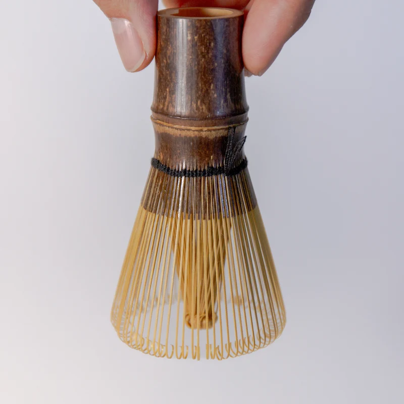 Purple Bamboo Matcha Whisk Chasen – 100 Prongs