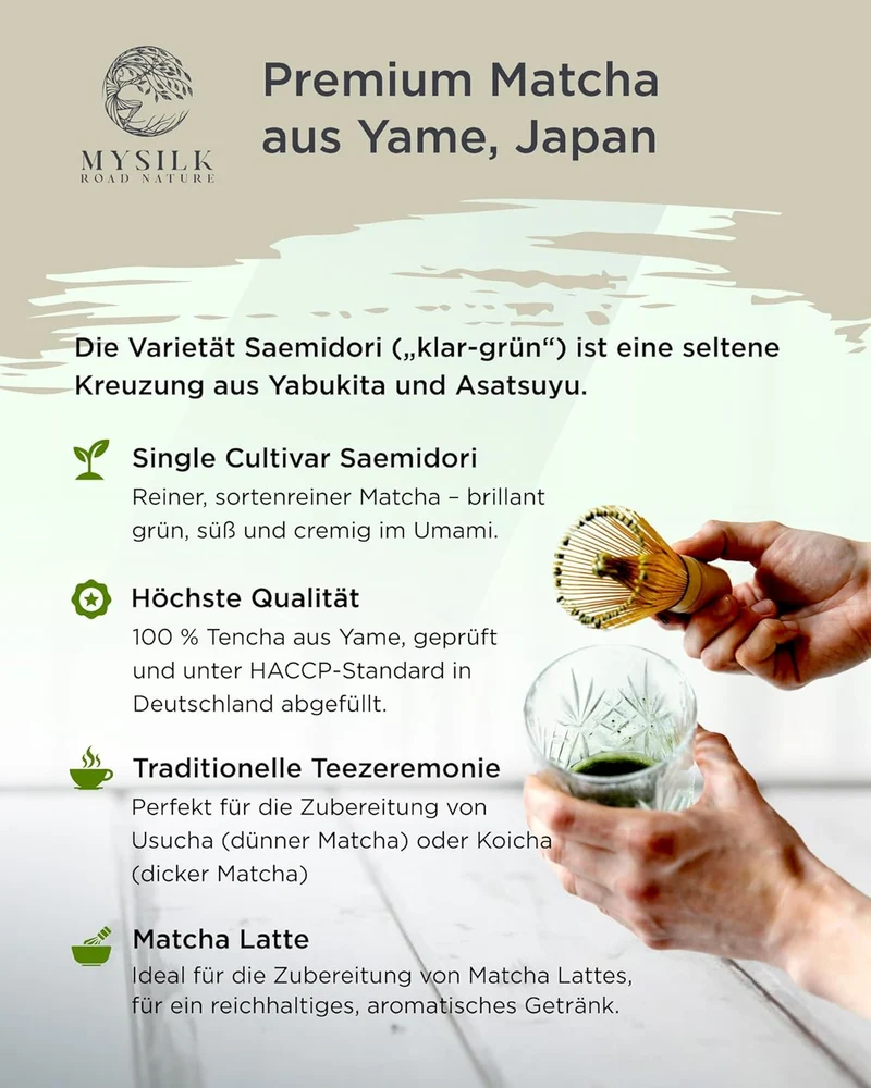 Matcha Ceremonial Grade 90 g – Saemidori Single Cultivar aus Yame (Sparpackung)