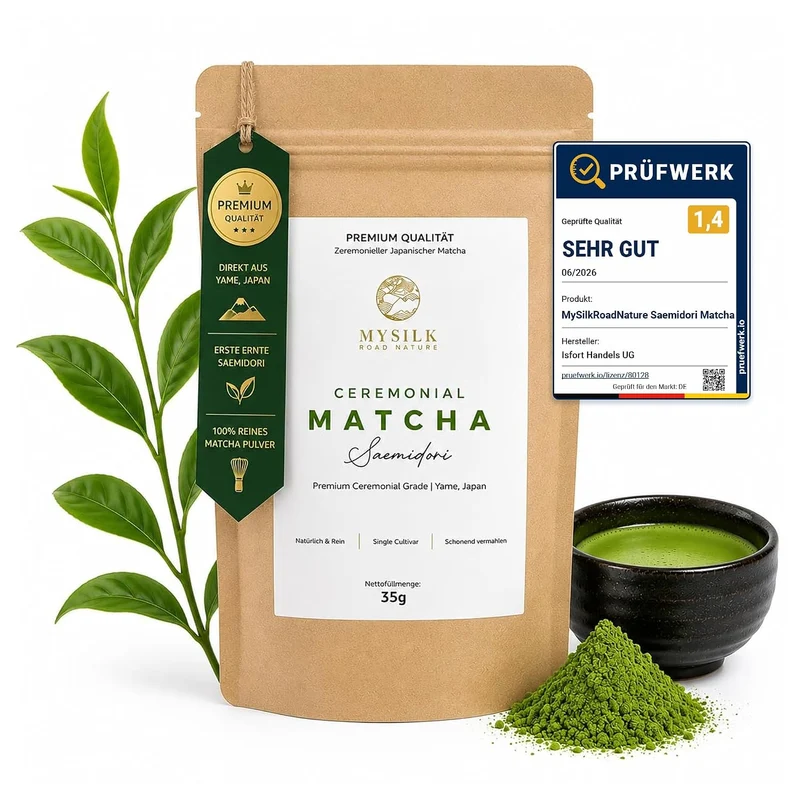 Matcha Ceremonial Grade 35 g – Saemidori Single Cultivar aus Yame, Japan