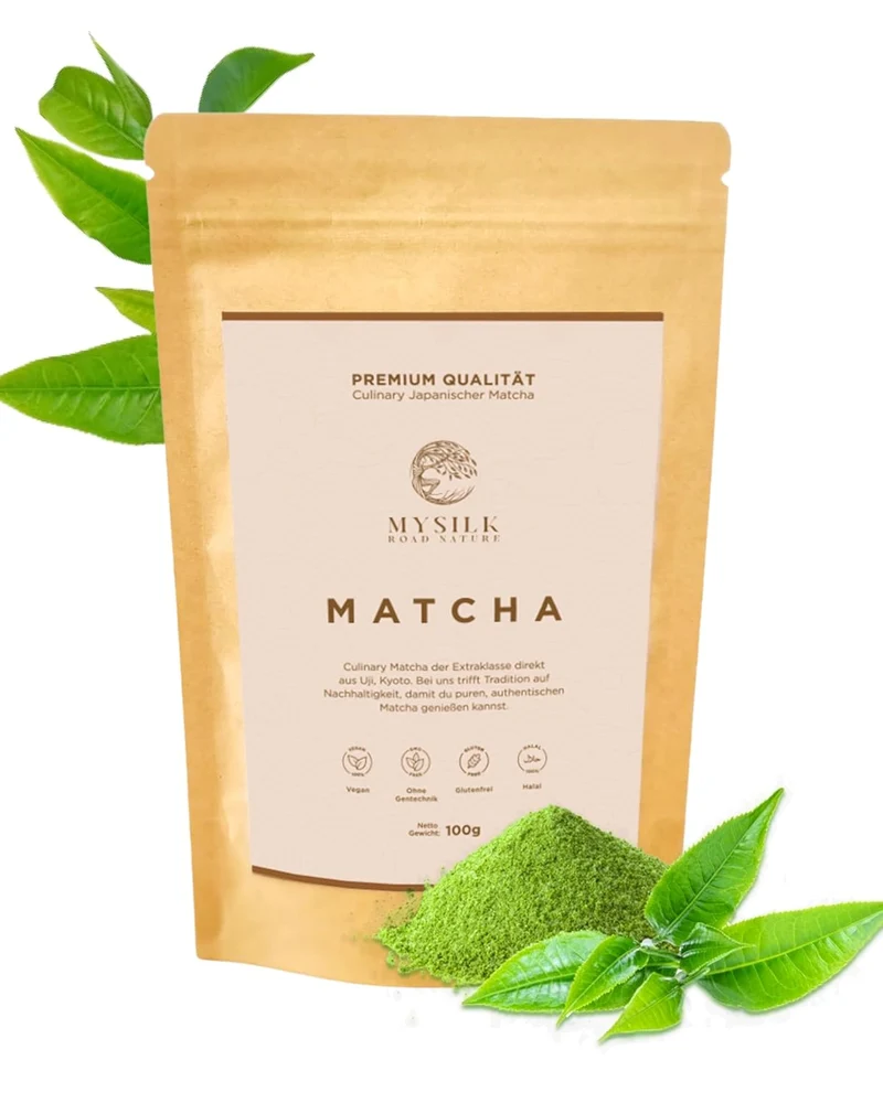 Matcha Pulver Culinary Grade 100 g – japanischer Grüntee aus Uji für Latte & Backen