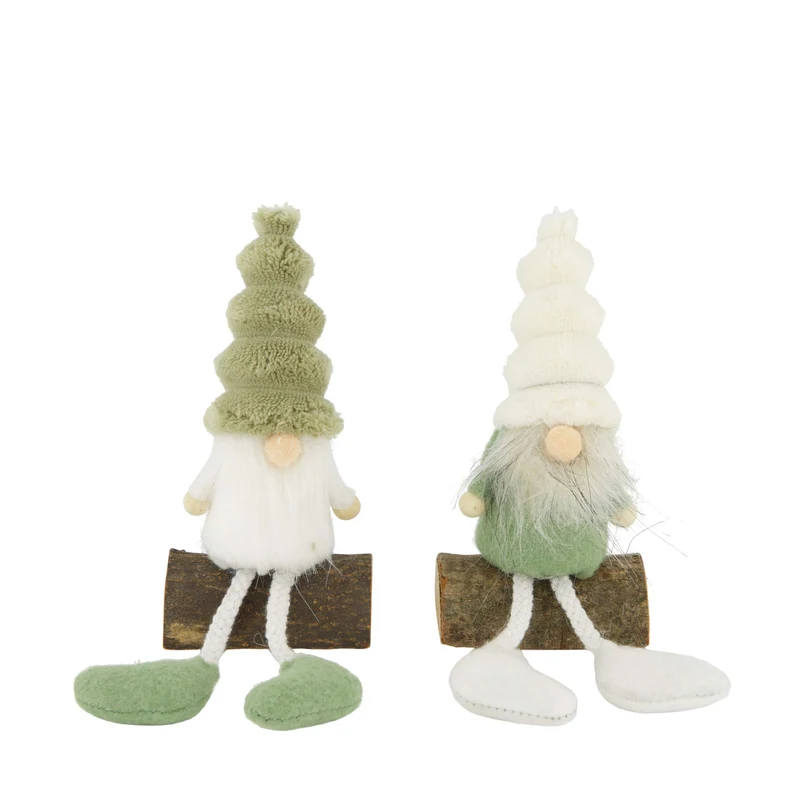 Figurine gnome on pine wood 7.5x5x14cm FSC 100% 2 Mixed
