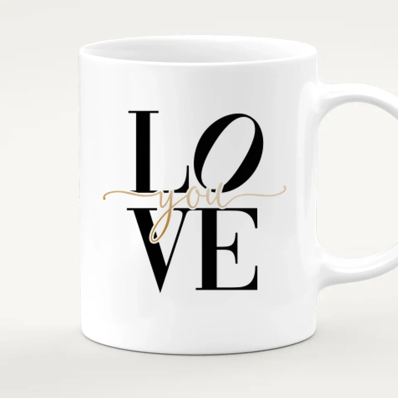 Personalisierte Tasse für Pärchen / Paar