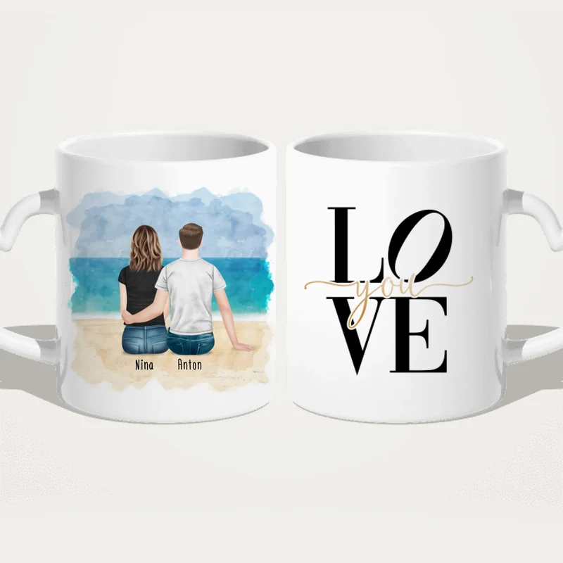 Personalisierte Tasse für Pärchen / Paar