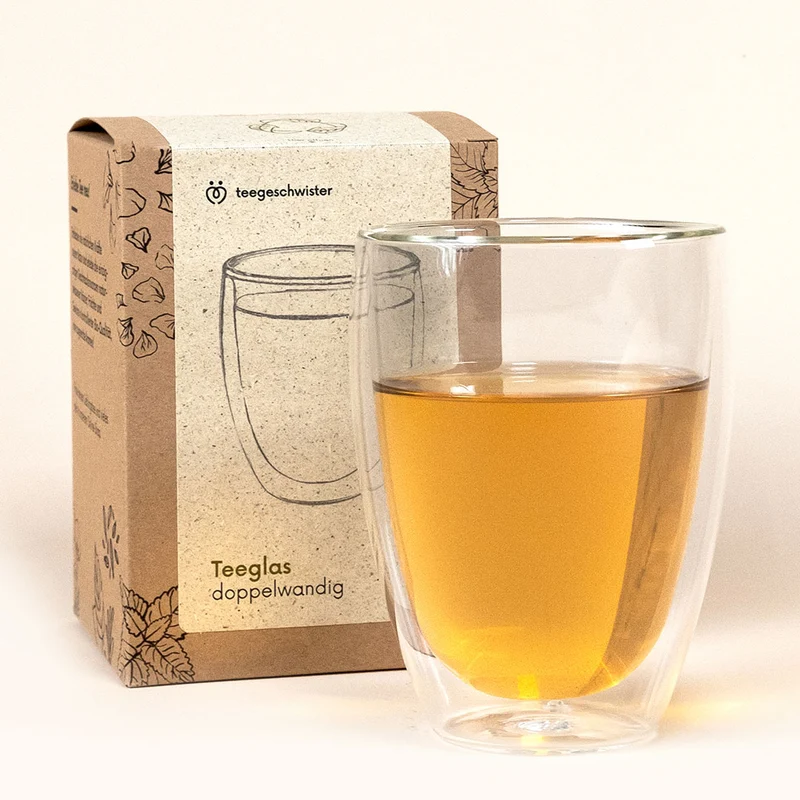 Doppelwandiges Teeglas
