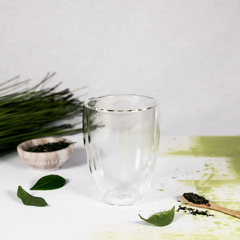 Doppelwandiges Teeglas