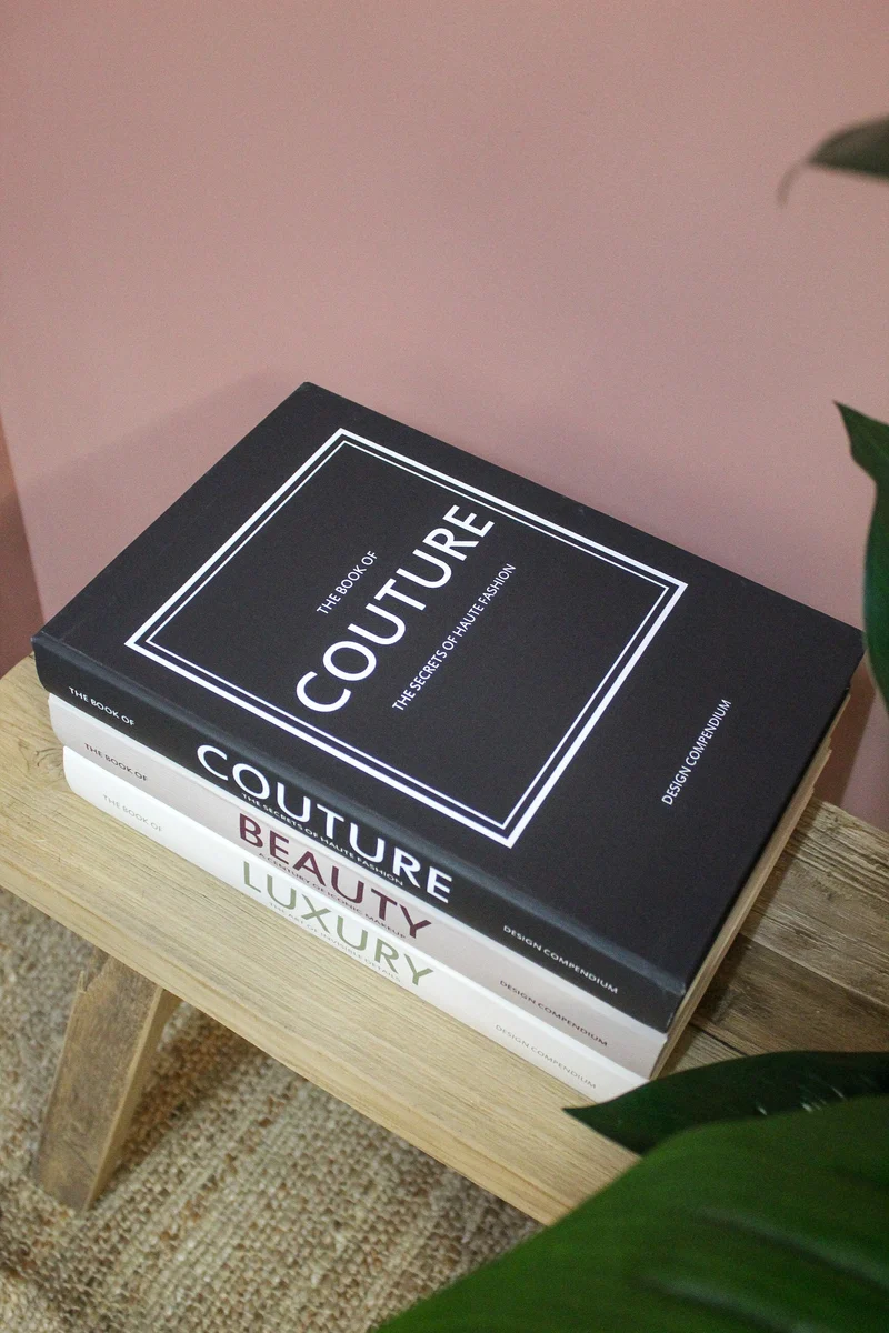 Books fashion 30x21x7cm 4 assortie