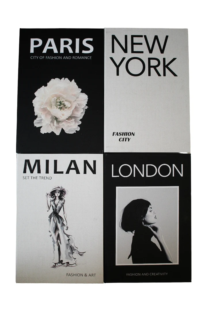 Books City's 30x21x7cm 4 assortie