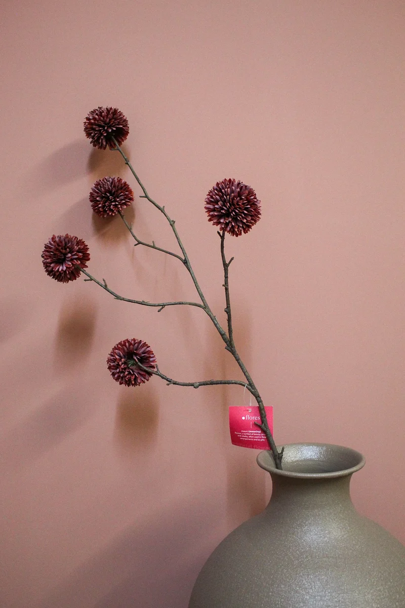 Pompom XL x5 L100cm Bordeaux/Burgundy