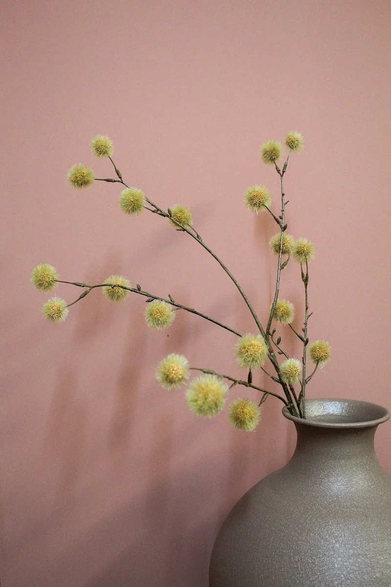 Pompom L91cm Green/Yellow