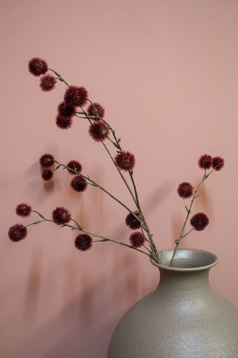 Pompom L91cm Bordeaux