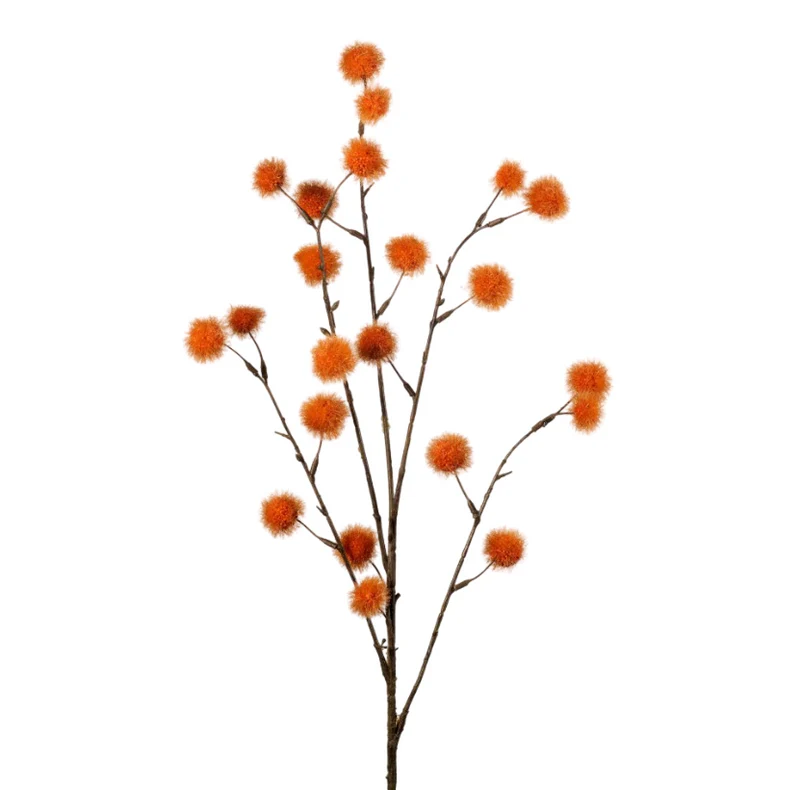 Pompom L91cm orange