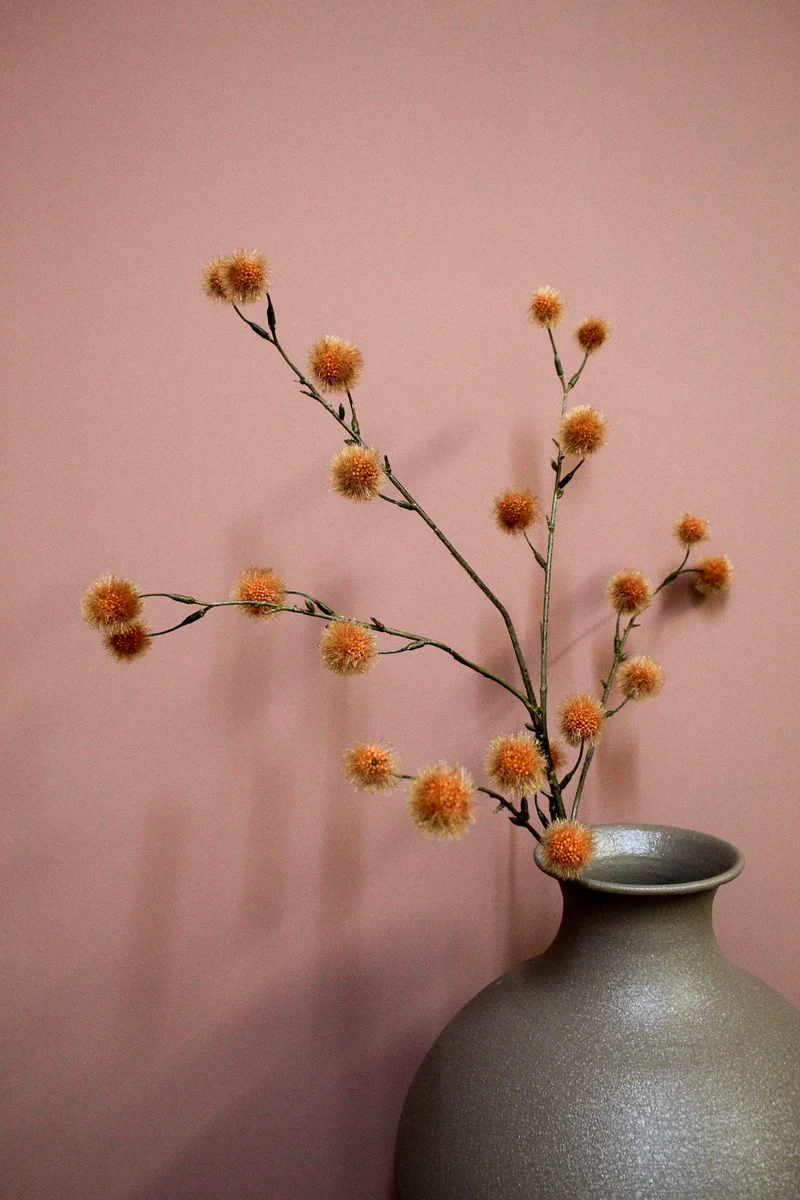 Pompom L91cm orange