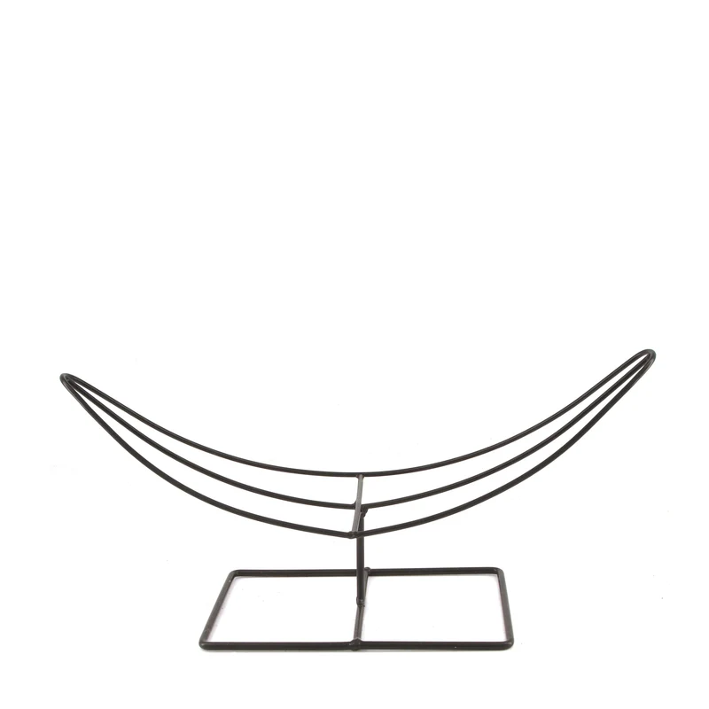 Statue frame metal 38x13x18cm Black