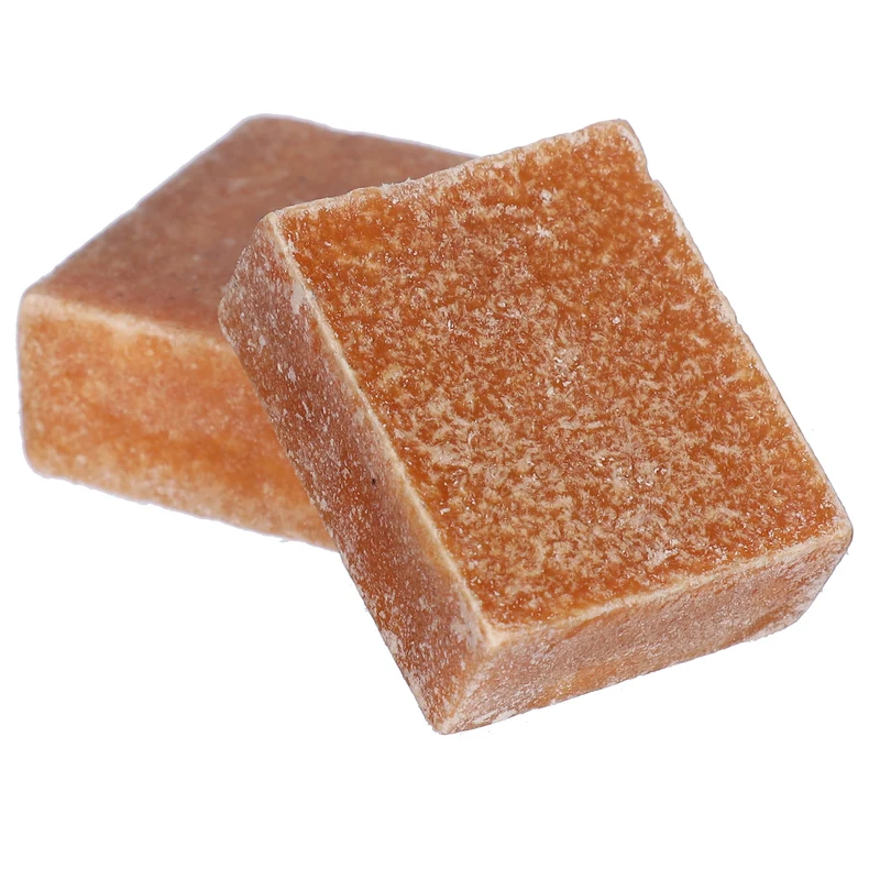 Bernsteinblock Sandelholz 4x3x2cm Display á 24 Stück