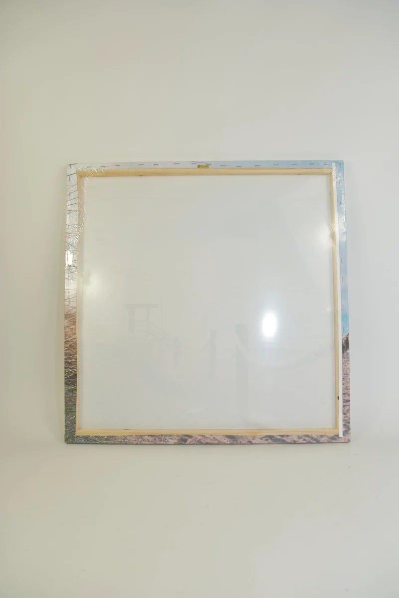 OUTDOOR-LEINWAND 58X78CM BEACHFRONT HOLZ